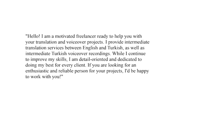 professional english to turkish translation and voiceover